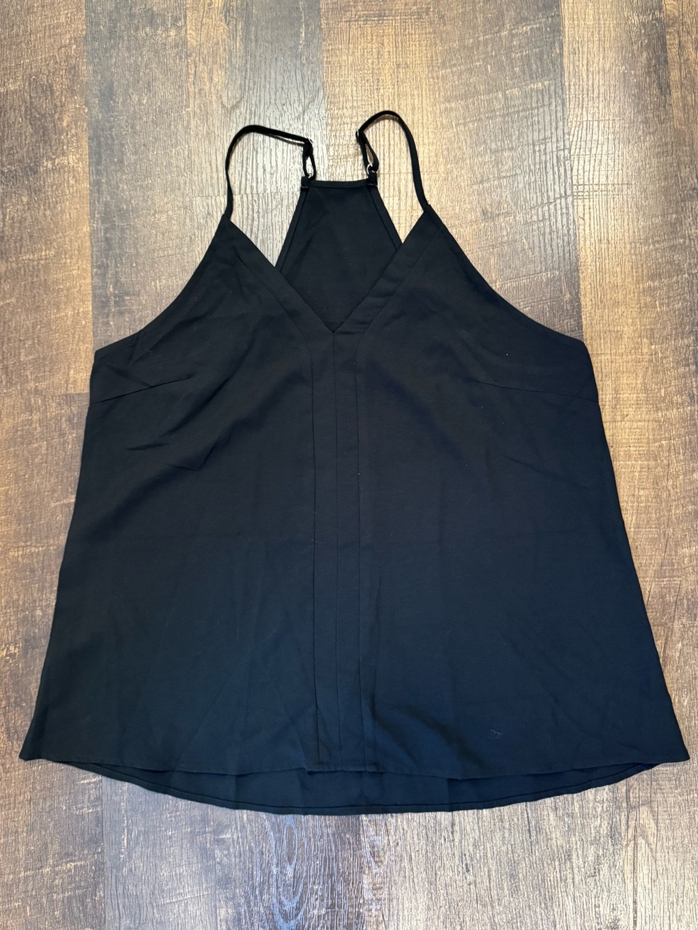 Amazon brand black chiffon tank